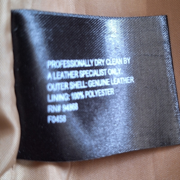 Bernardo Metallic Gold Bronze Leather Jacket Y2K Indie Rocker Event - Picture 4 of 7